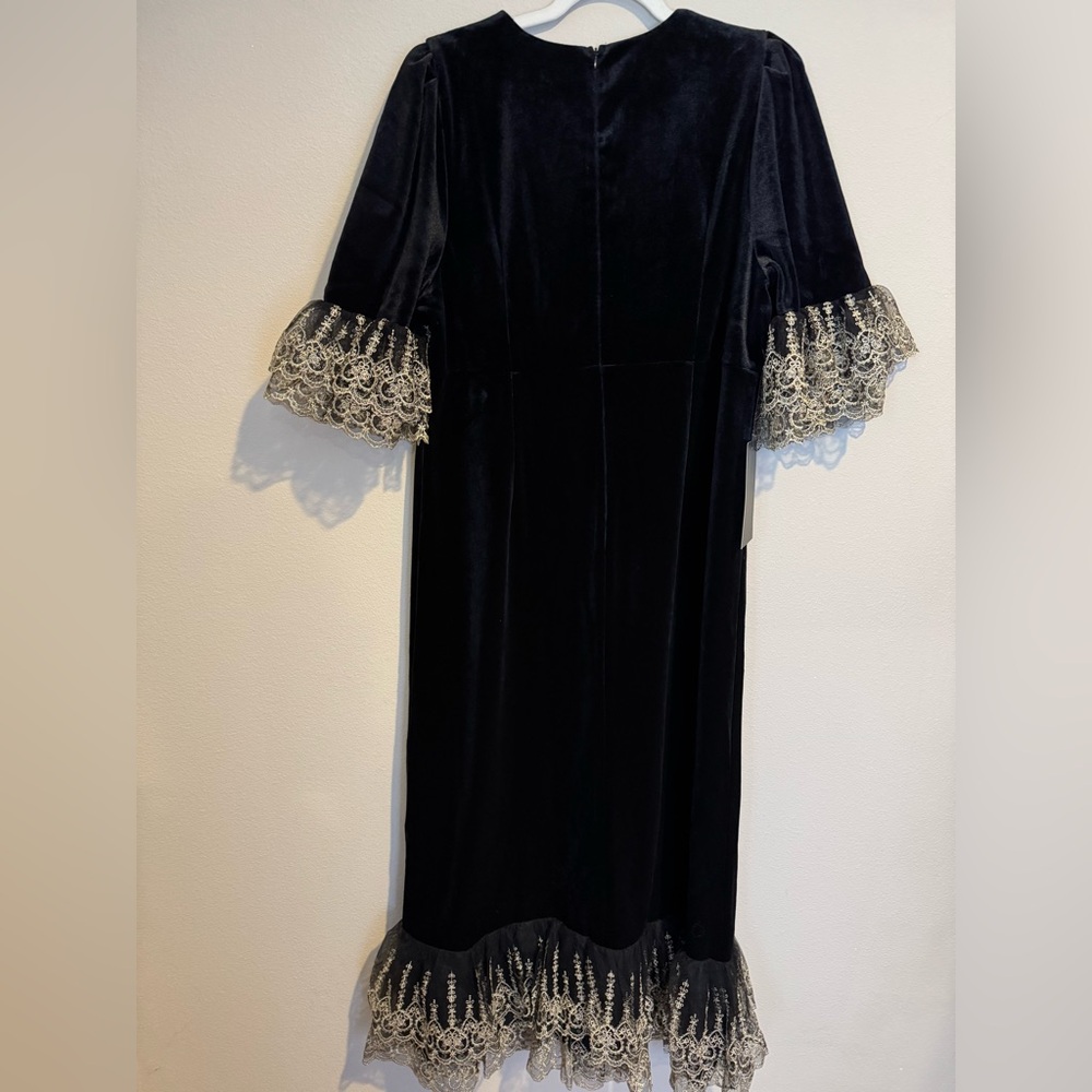 Tuckernuck Black Velvet Lillith Dress - Picture 8 of 9